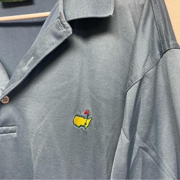 Amen Corner Mens Short Sleeve Blue Golf Polo Size XL - Picture 3 of 5